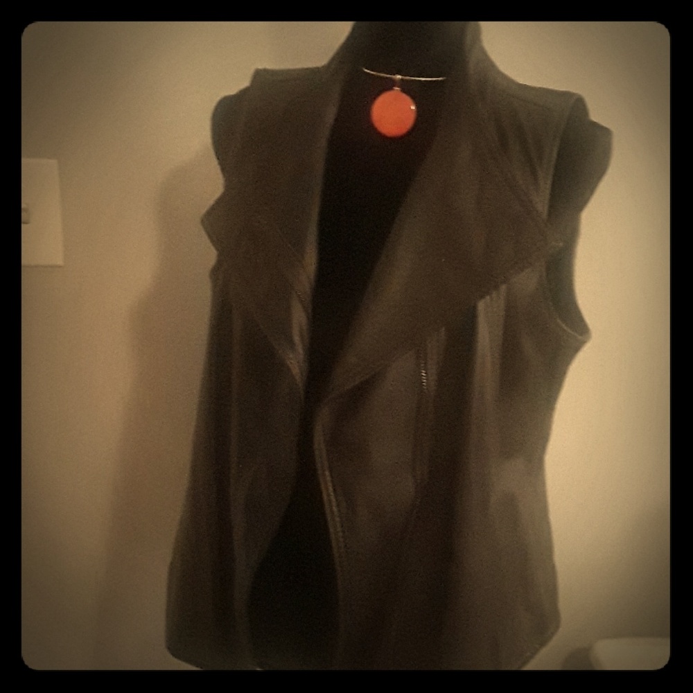 Liz Claiborne Leather Vest